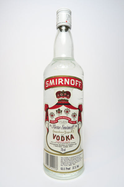 Company 1980s – 75cl) Label Red Vodka Smirnoff - Old Spirits (37.5%,