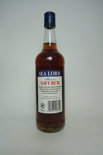 Barber Kingsland's Sea Lord Finest Navy Rum - c. 1990 (37.5%, 70cl) – Old  Spirits Company