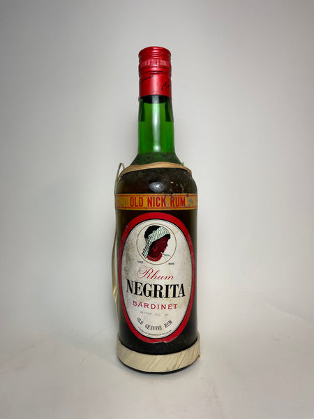 Negrita Bardinet - Rhum Tres Vieux - Bot.1970s : Buy from World's Best  Drinks Shop