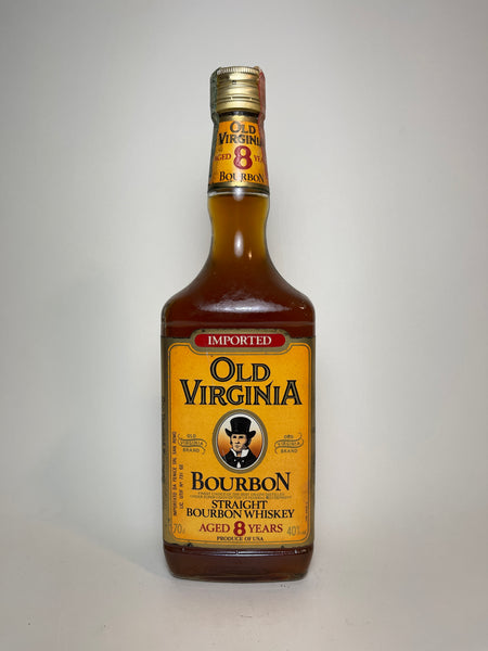 Old Virginia 8YO Kentucky Straight Bourbon Whiskey - Bottled post-1990
