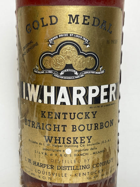 I.W. Harper Gold Medal Kentucky Straight Bourbon Whisky - Bottled 1956