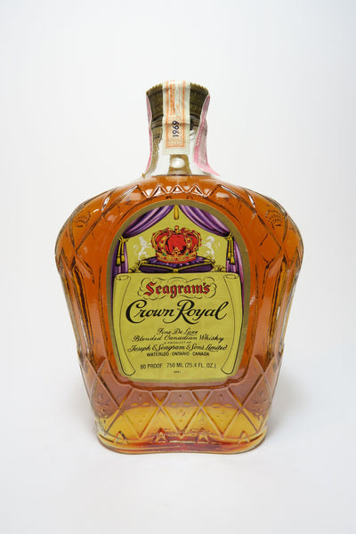 CROWN ROYAL Canadian Whisky 1969 75cl 40% Seagram - Products - Whisky  Antique, Whisky & Spirits