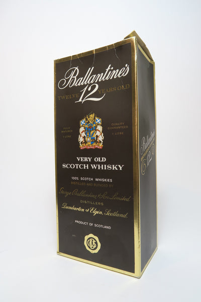 Ballantines 12 Year Old Scotch Whisky –