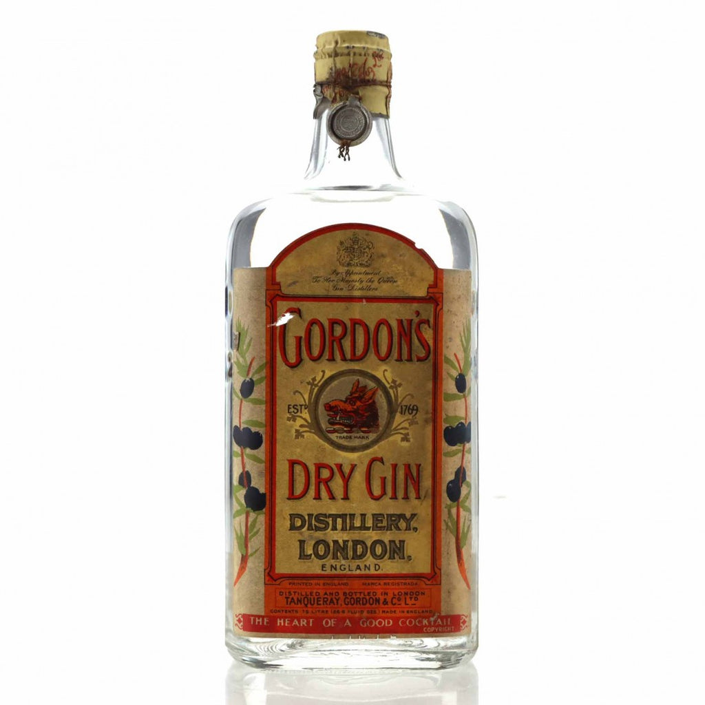 Gordon's London Dry Gin (Export) - 1950s (47.3%, 75cl)