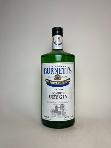 Sir Robert Burnett's Premium Strength London Dry Gin - 1980s (50%, 70cl)