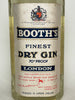 Booth's Finest Dry Gin - Dated 1962 (40%, 75cl)