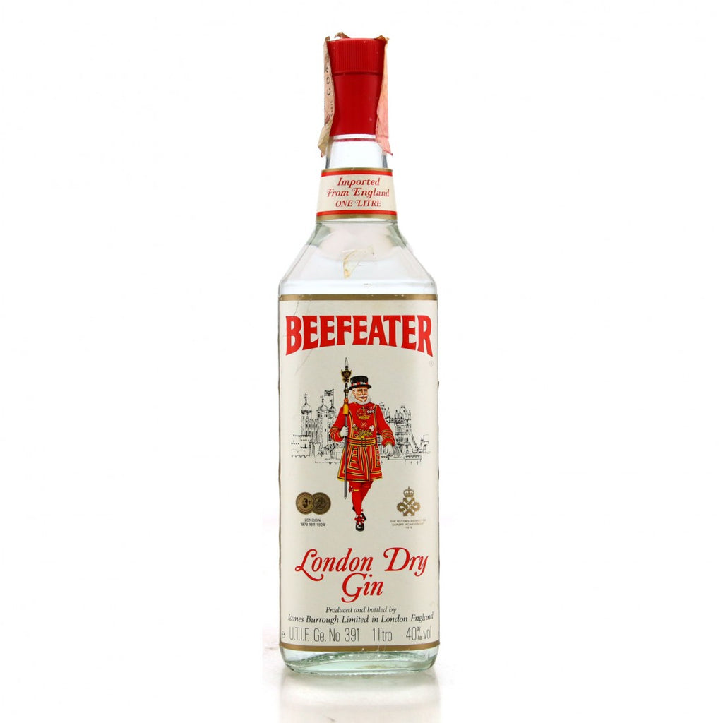 James Burrough\'s Beefeater Old London – Spirits c. 1976 - Gin Dry 100cl) Company (40