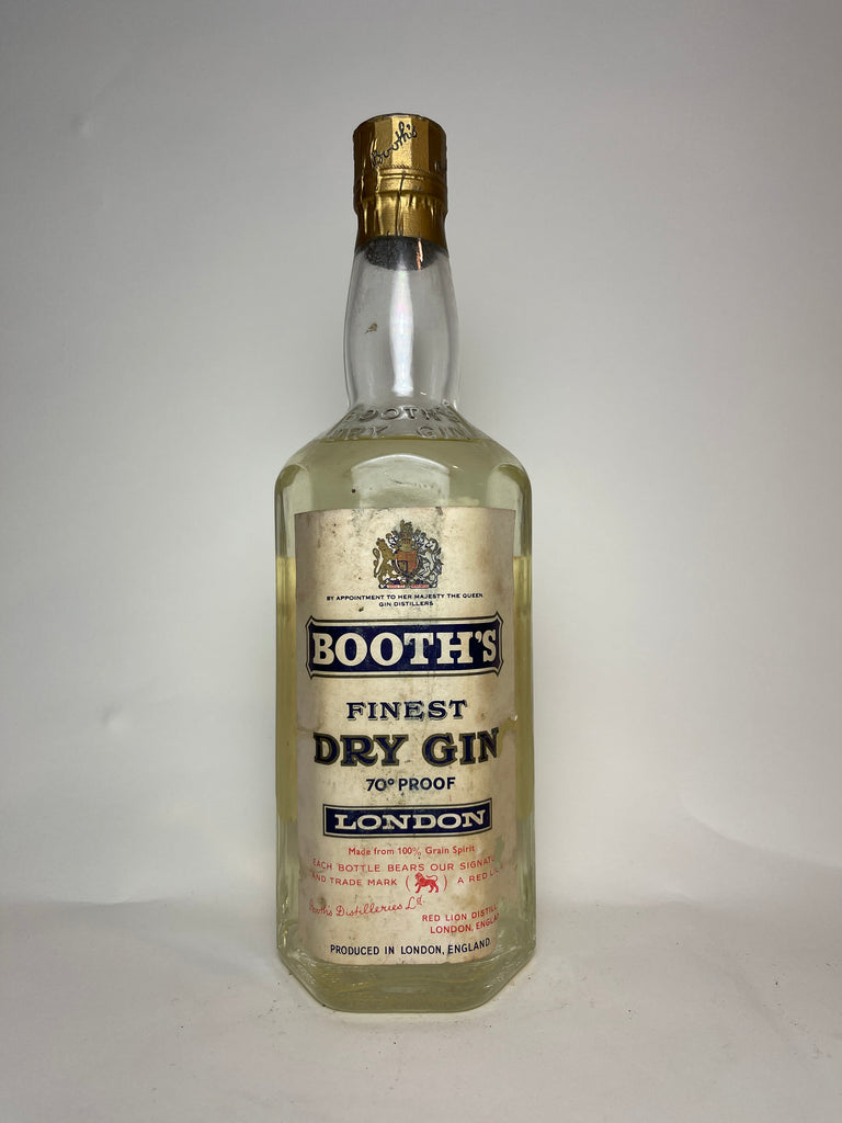 Booth's Finest Dry Gin - Dated 1964 (40%, 75cl)