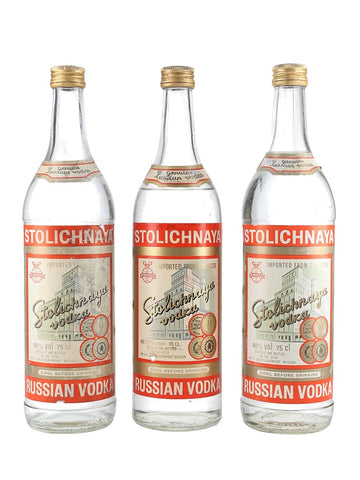 Stolichnaya Russian Vodka - 1980s (40%, 75cl)