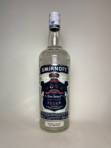 Smirnoff Blue Label Vodka - 1980s (50%, 100cl)