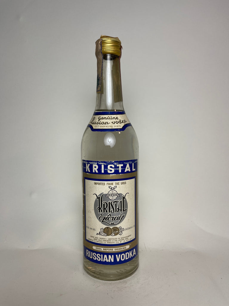 Kristal Russian Vodka - 1970s (40%, 50cl)