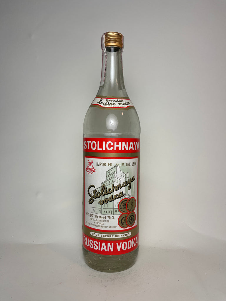 Stolichnaya Russian Vodka - 1970s (40%, 75cl)