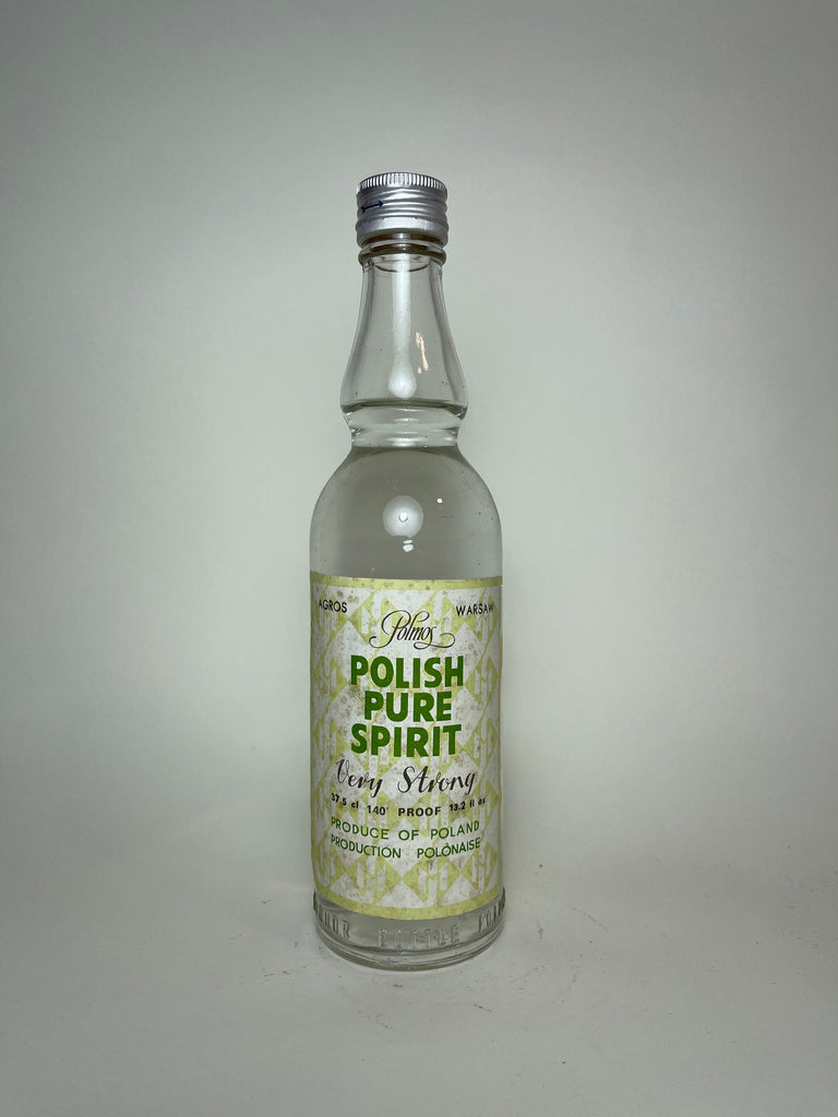 Polmos Polish Pure Spirit - 1970s (80%, 37.5cl)