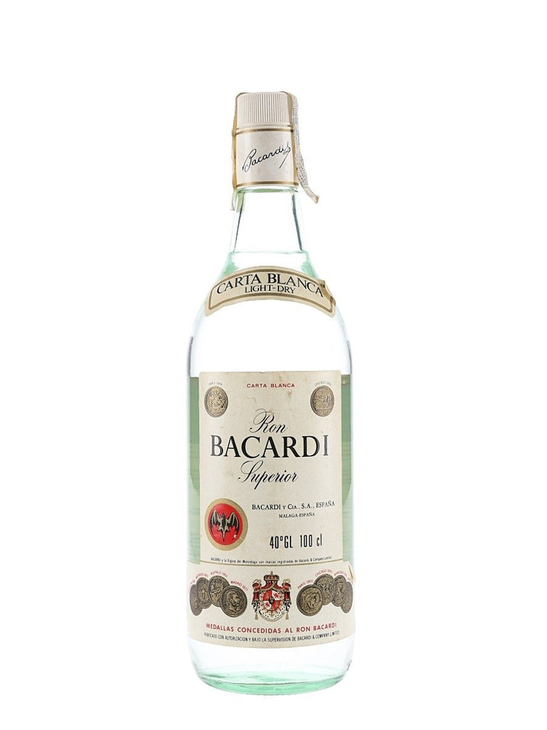 Bacardi Carta Blanca - 1970s (40%, 100cl)