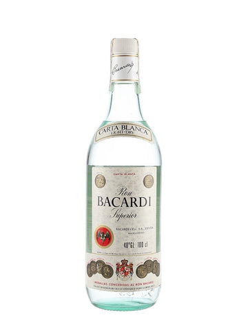 Bacardi Carta Blanca - 1980s (40%, 100cl)