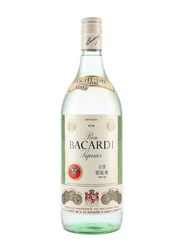 Bacardi Carta Blanca - 1980s (40%, 100cl)