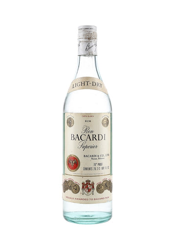 Bacardi Carta Blanca - 1970s (40%, 75.7cl)