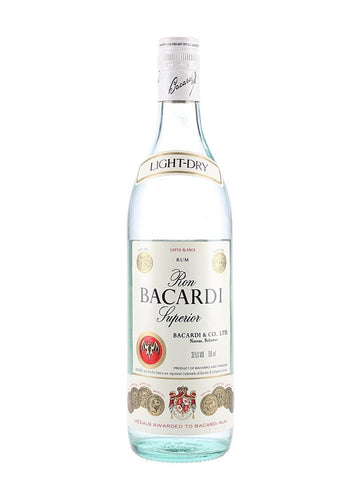 Bacardi Carta Blanca - 1970s (37.5%, 75cl)