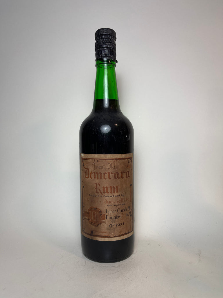 Joseph Bucknall's Finest Old Demerara Rum - 1960s (40%, 75cl) – Old ...