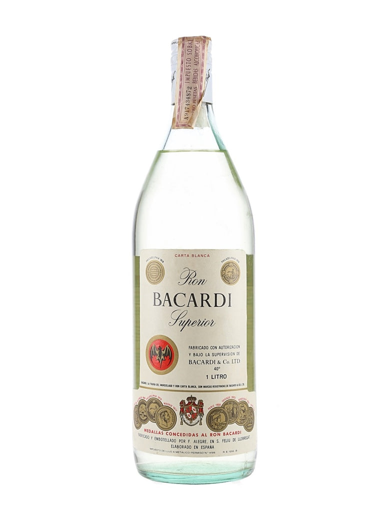 Bacardi Carta Blanca - 1970s (40%, 100cl)