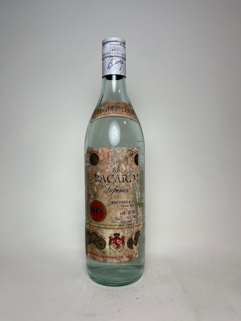 Bacardi Carta Blanca - 1970s (40%, 75.7cl)