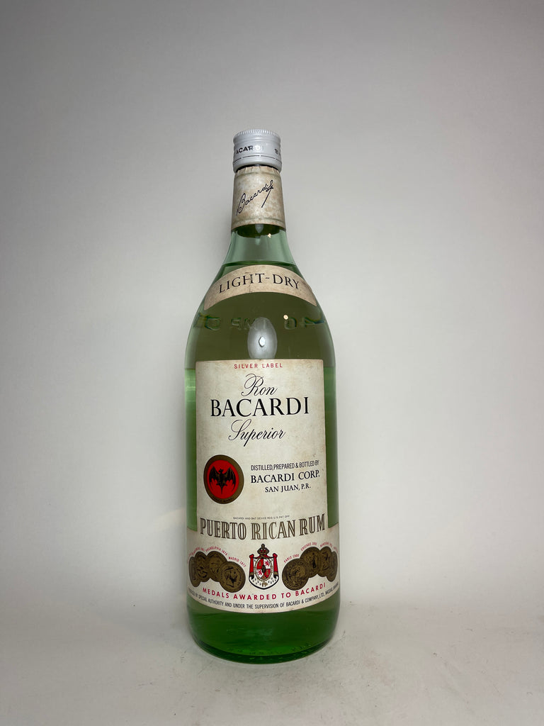 Bacardi Carta Blanca - 1960s (40%, 114cl)