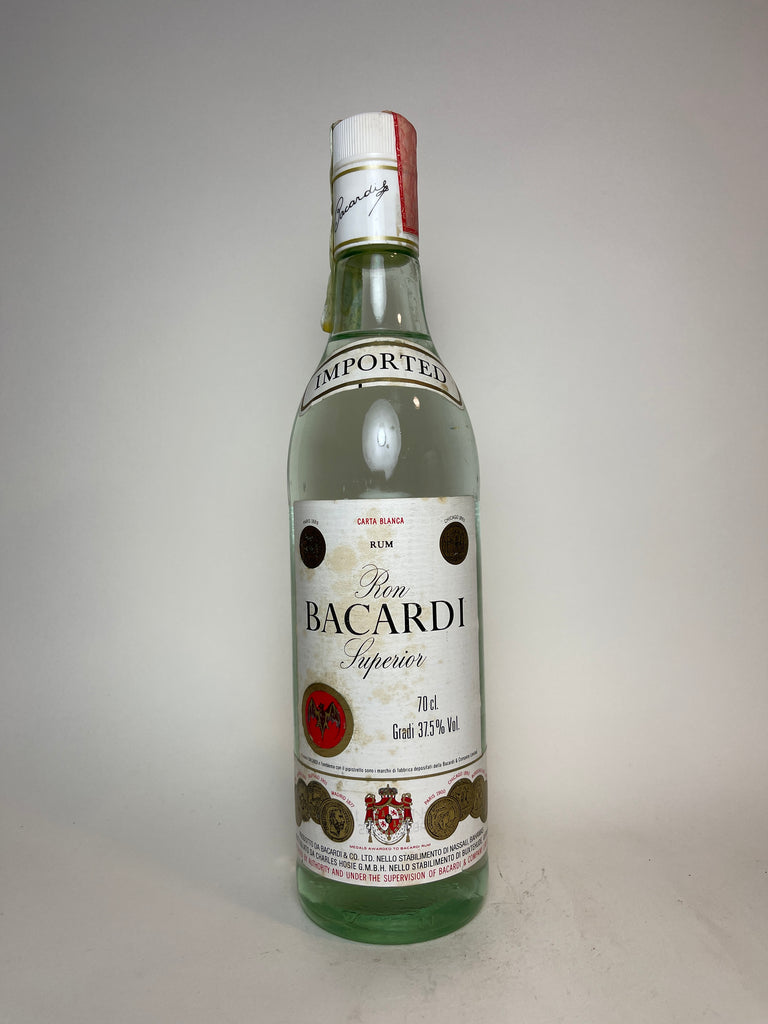 Bacardi Carta Blanca - 1980s (37.5%, 70cl)