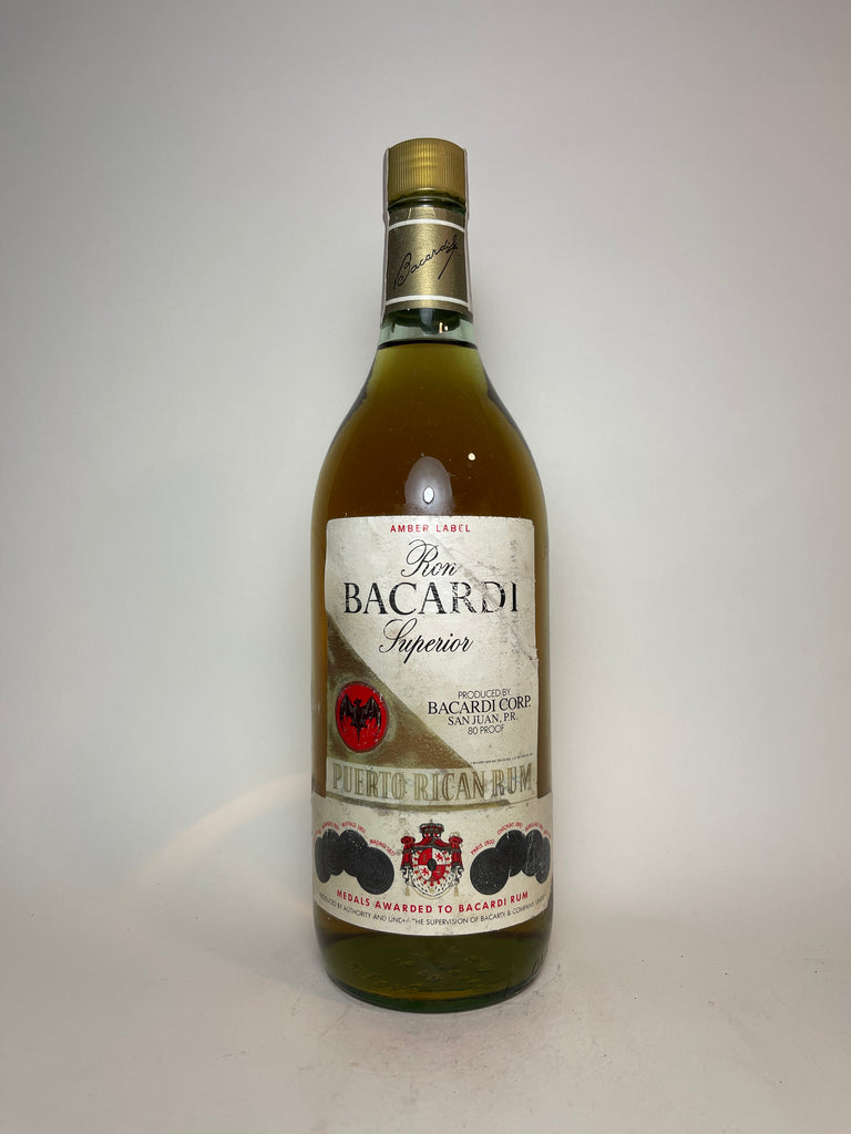 Bacardi Carta de Oro Rum - 1970s (40%, 100cl)