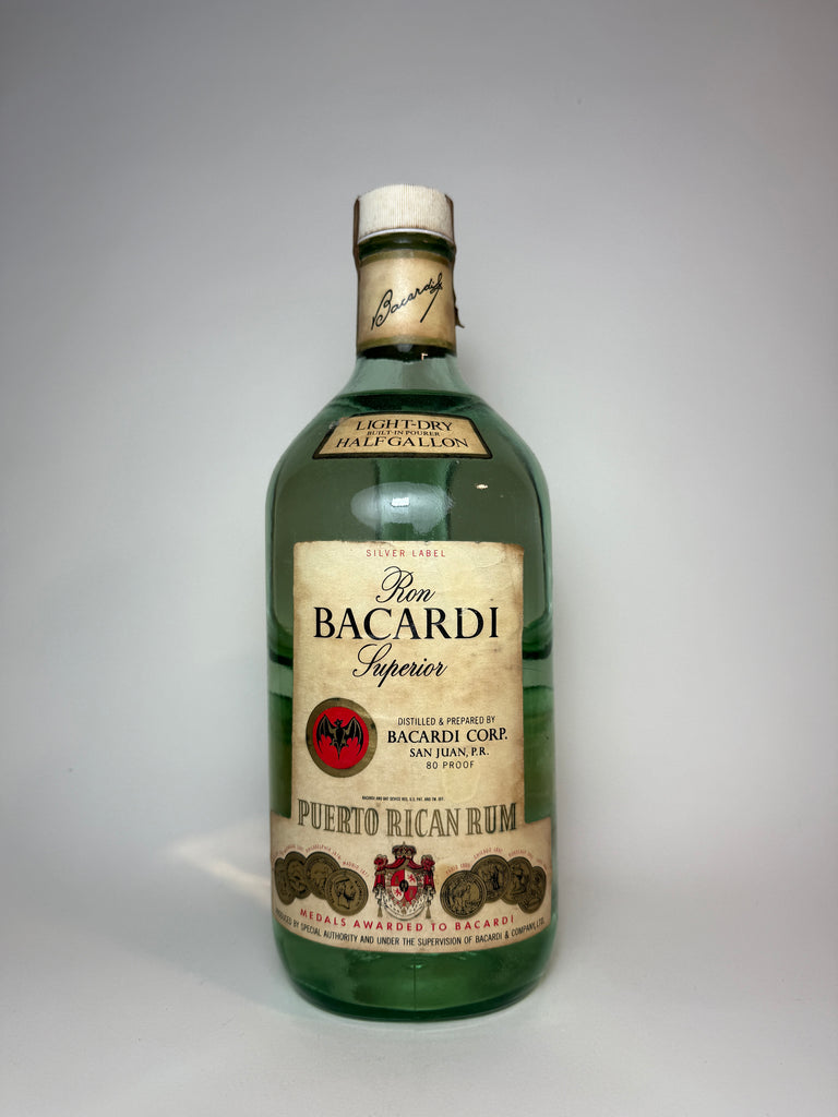 Bacardi Carta Blanca - 1970s (40%, 175cl)