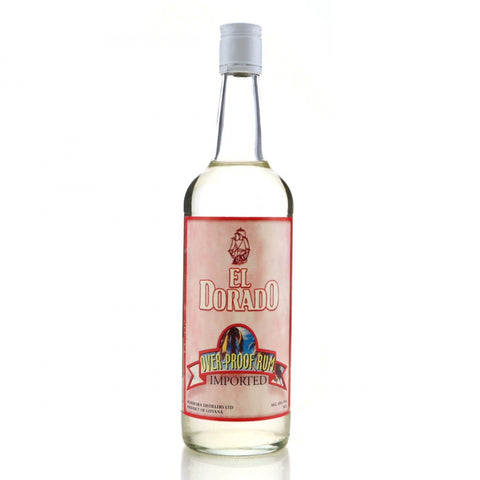 El Dorado Overproof White Demerara Rum - 1990s (63%, 70cl)