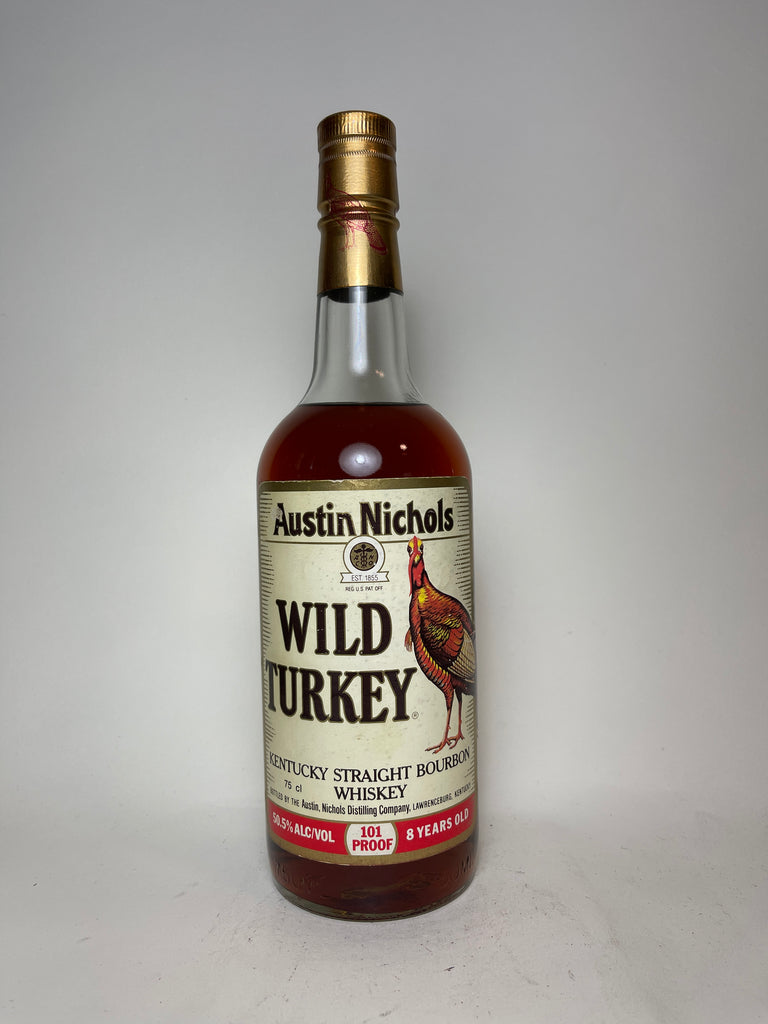 Austin Nichols Wild Turkey 8YO Kentucky Bourbon - Distilled 1981 / Bottled 1989 (50.5%, 75cl)