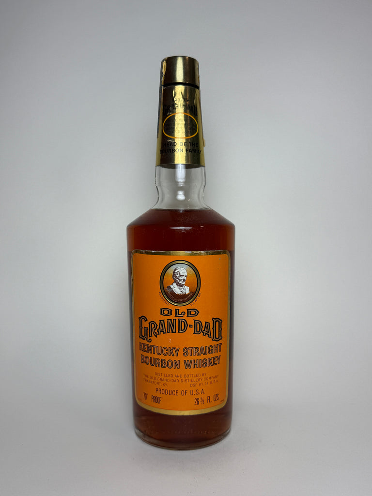 Old Grand-Dad Kentucky Straight Bourbon Whiskey - Bottled 1972 (40%, 75cl)