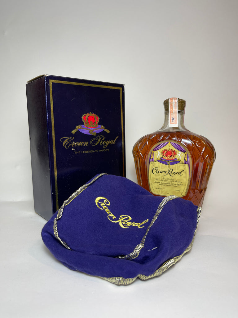 Seagram's Crown Royal Fine De Luxe Blended Canadian Whisky - Distilled 1971 (40%, 75cl)