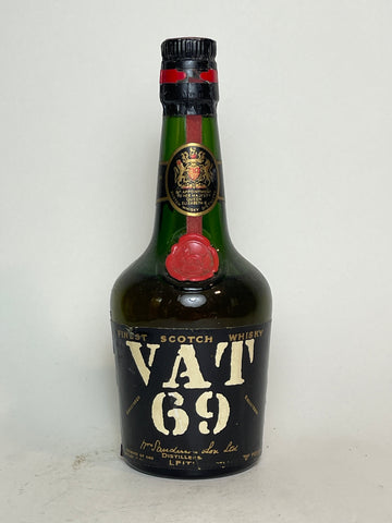 Sanderson's VAT 69 Finest Blended Scotch Whisky - 1960s (40%, 18.75cl)