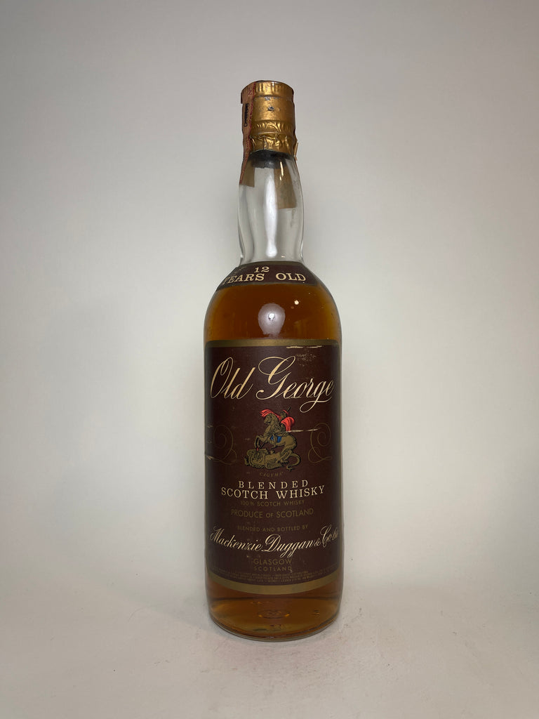 Mackenzie Duggan Old George 12YO Blended Scotch Whisky - 1960s (43%, 75cl)