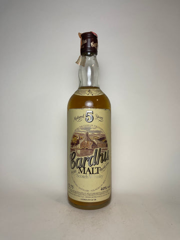 John Walker & Sons' Cardhu 5YO Highland Single Malt Whisky - 1970s (40%, 75cl)