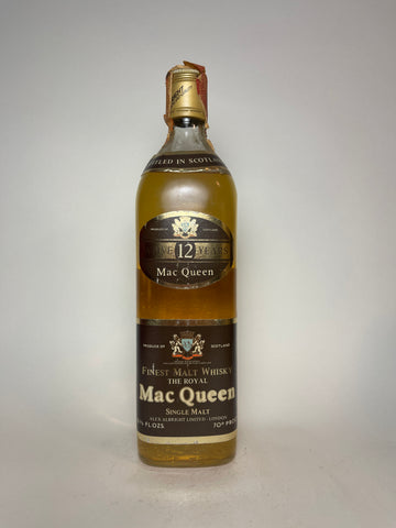 Alex Albright's MacQueen 12YO Blended Scotch Whisky - 1970s (40%, 75cl)