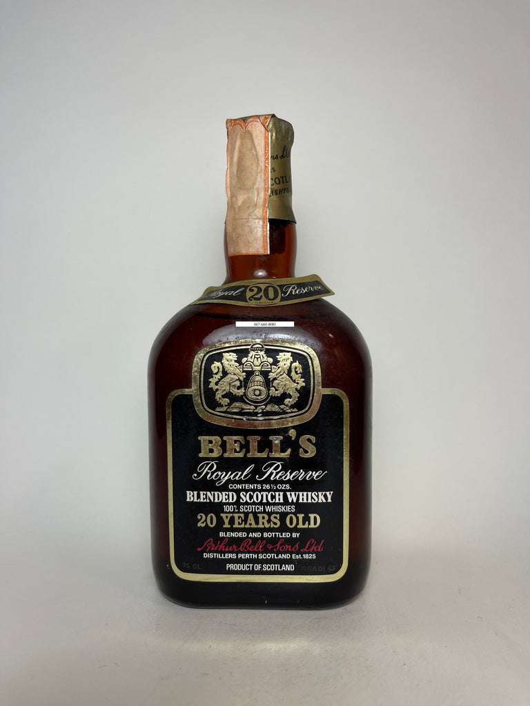 Arthur Bell's 20YO Royal Reserve Blended Scotch Whisky - 1970s (43%, 75cl)