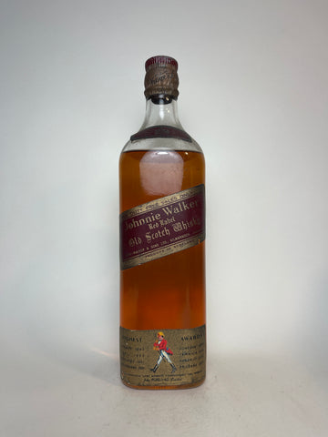 Johnnie Walker Red Label Blended Scotch Whisky - pre-1968 (ABV Not Stated, 75cl)