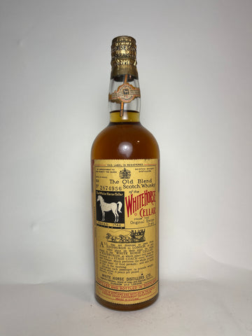 White Horse Blended Scotch Whisky - Bottled 1958 (ABV Not Stated, 75.7cl)