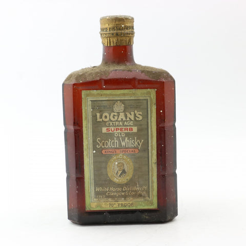 White Horse's Logan's King's Special Extra Age Superb Old Blended Scotch Whisky - 1950s (40%, 75cl)