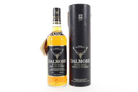 Whyte & Mackay's The Dalmore 12YO+ Highland Single Malt Scotch Whisky - 1980s (40%, 75cl)