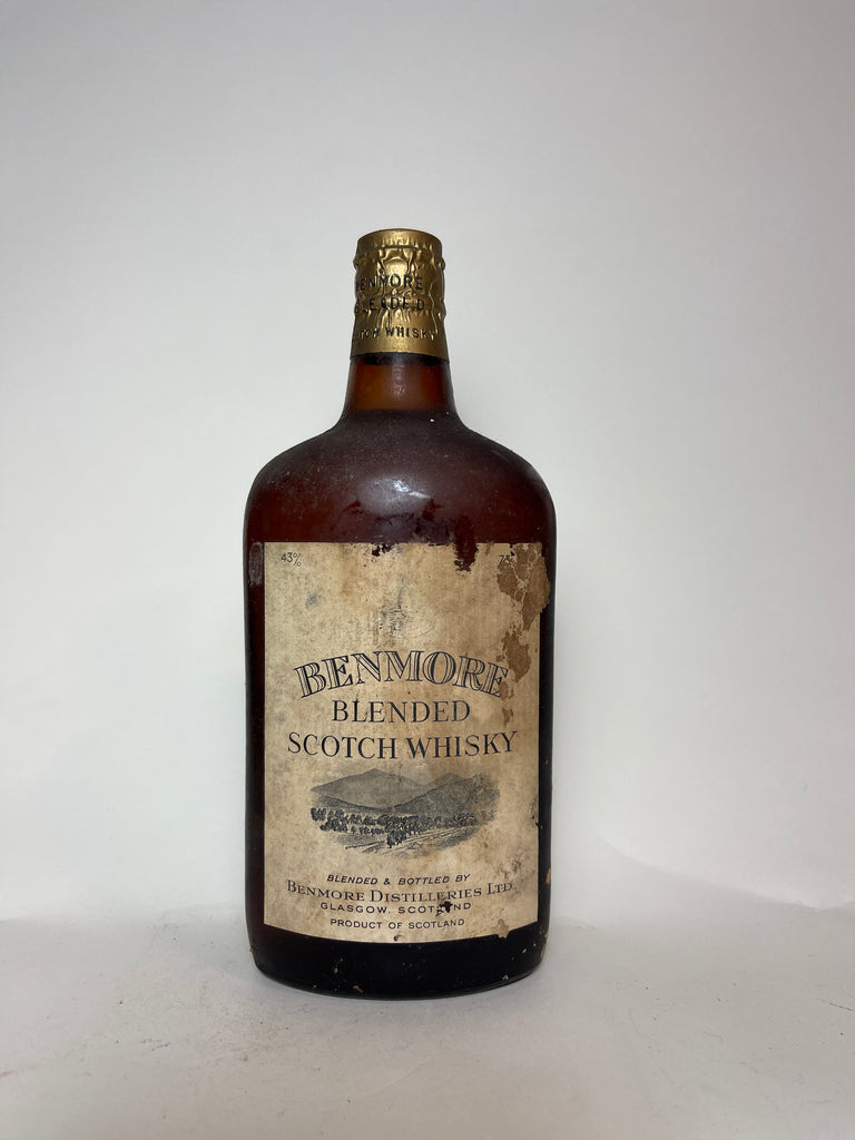 Benmore Blended Scotch Whisky - 1950s (43%, 75cl)