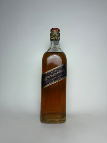 Johnnie Walker Black Label Special Old Highland Whisky - 1930s (ABV Not Stated, 75cl)