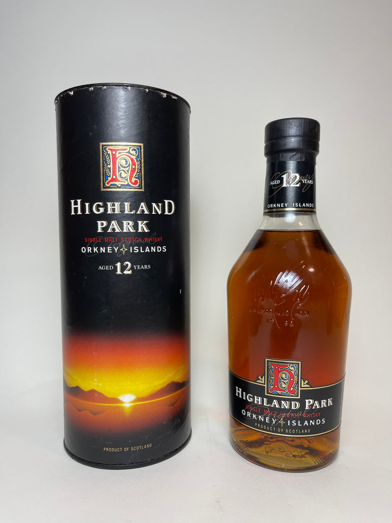 James Grant's Highland Park 12YO Orkney Single Malt Whisky - 1990s (40%, 70cl)