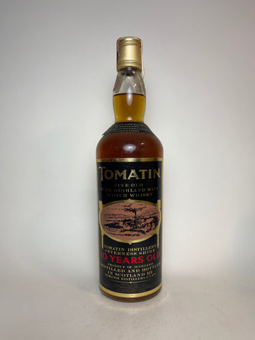 Tomatin 10YO Highland Malt Scotch Whisky - 1970s (43%, 75cl)