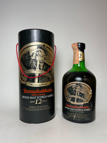 Bunnahabhain 12YO Single Islay Malt Scotch Whisky - 1980s (43%, 75cl)