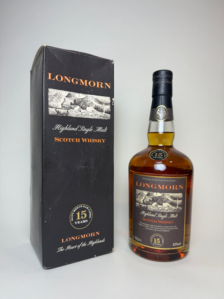 Longmorn 15YO Highland Blended Scotch Whisky - Bottled 1990s (45%, 70cl)