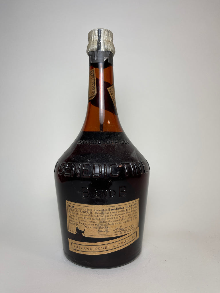 Bénédictine "B & B" Liqueur - 1960s (43%, 75cl) – Old Spirits Company