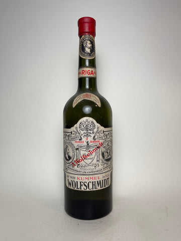 Wolfschmidt Kummel - 1960s (39%, 75cl)